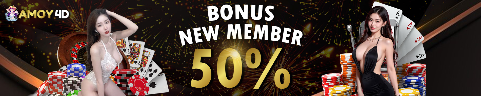 bonus new member 50% amoy4d