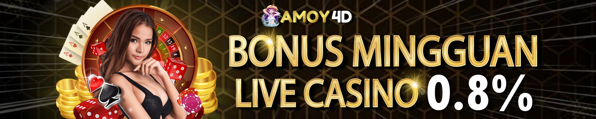 bonus rollingan live casino 0.8% amoy4d